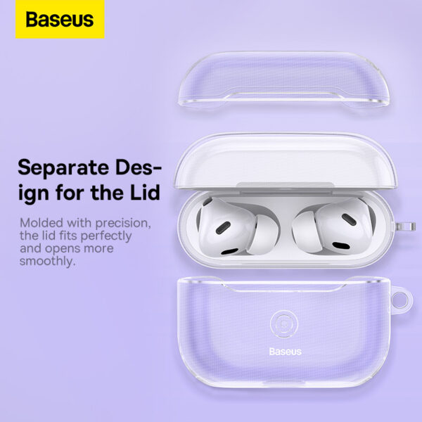 Baseus AirPods Pro 2 Crystal Series Protective Case for , Clear - ARAP000200 - Image 5