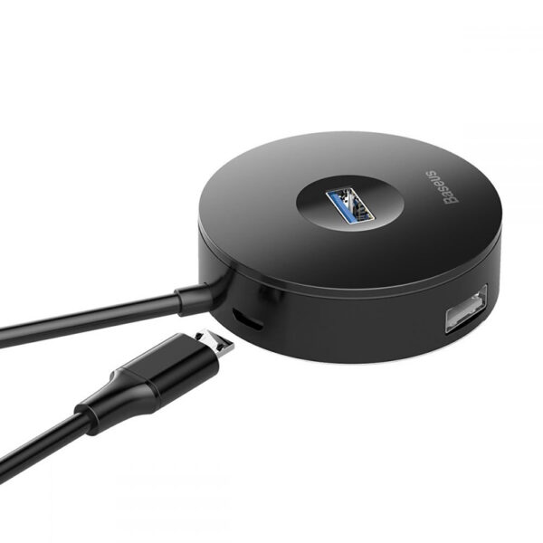 Baseus USB-A to USB-A Hub  Air Joy / Round Box Adapter Black - 6 Months Warranty - Image 3