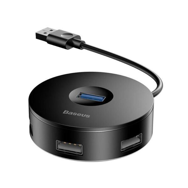 Baseus USB-A to USB-A Hub  Air Joy / Round Box Adapter Black - 6 Months Warranty - Image 2