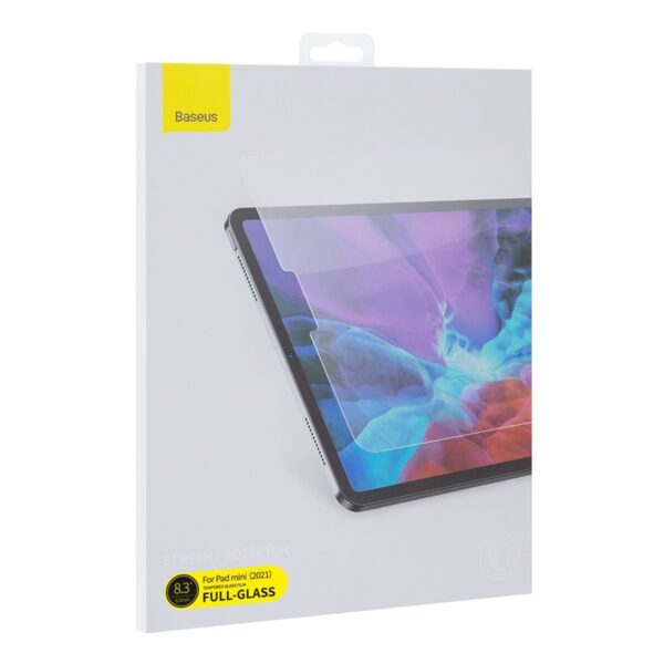 Baseus iPad Mini  8.3inch 2021 0.3mm Full-glass Tempered Glass Film Pasting Artifact Transparent- SGBL021402 - Image 3