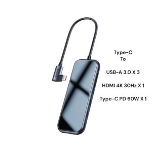 Baseus 5-in-1 Type-C HUB  Multifunctional Docking Station - 6 Months Warranty