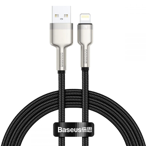 Baseus Cafule Series 2 Meter USB to Lightning Metal Data Cable  2.4A - 6M