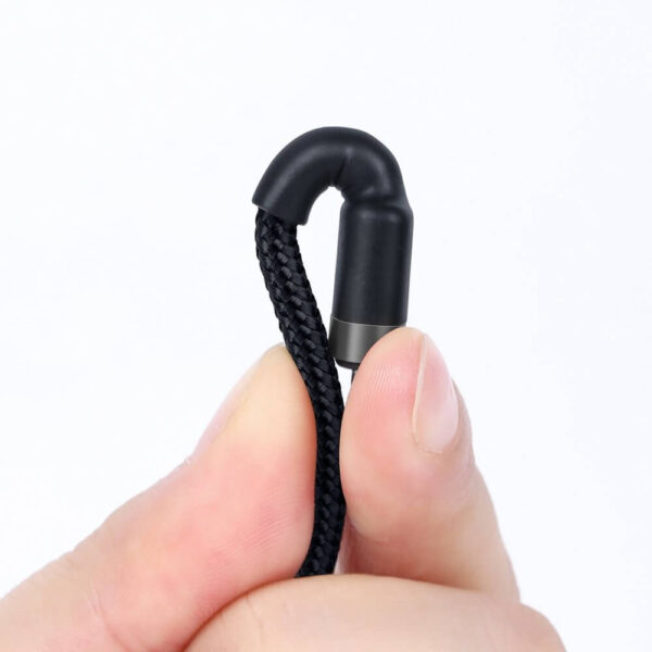 Baseus Cafule 2M Nylon Braided Cable USB To Type-C QC3.0 2A Black-Grey - CATKLF-CG1- 6 Months Warranty - Image 5