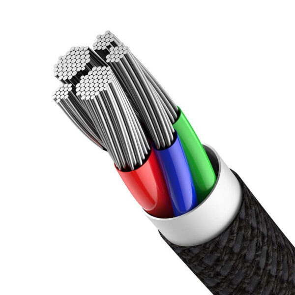 Baseus High Density 2M 20W Braided Fast Charging Data Cable Type-C to iP PD Black - CATLGD-A01 - 6 Months Warranty - Image 2