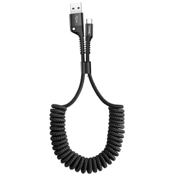 Baseus Fish-eye Spring 1M Type-C Data Cable USB For  - CATSR-01-  6 Months Warranty