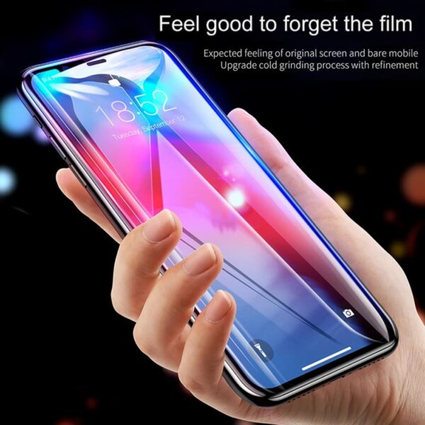 Baseus iPhone XS Max 6.5inch Pet Soft Tempered Glass Screen Protector 0.23mm With Crack-Resistant Edges - SGAPIPH65-PE01 - Image 2