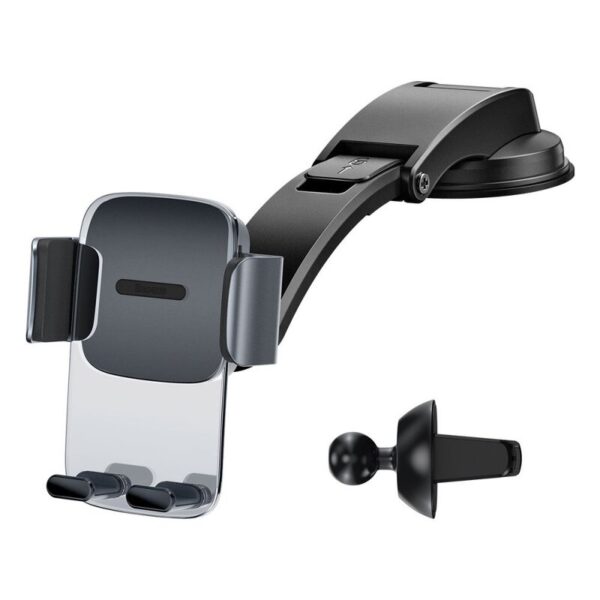 Baseus Easy Control Clamp Car Mount Holder Black- SUYK000001