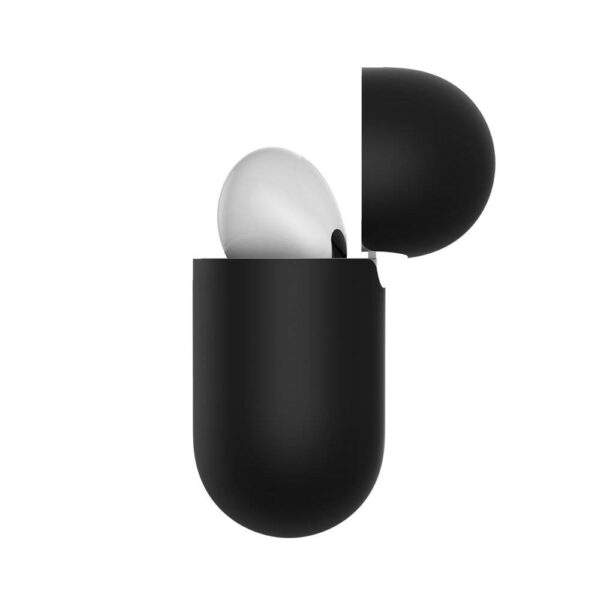 Baseus AirPods 3 Super Thin Silicone Case for Apple  Black,  -WIAPPOD-CBZ01 - Image 3