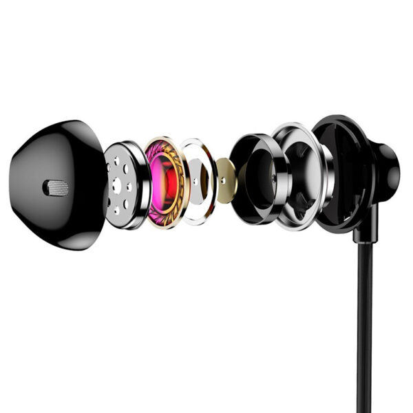 Baseus Encok H06 lateral Wired in-ear 3.5mm Earphone Black-  NGH06-01 - 6 Months Warranty - Image 3