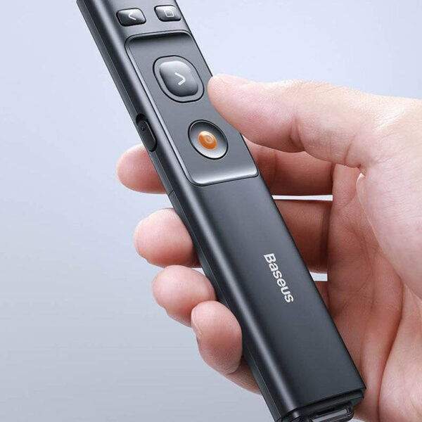 Baseus  Wireless Presenter Orange Dot (Red Laser) - ACFYB-0G- 6 Months Warranty - Image 4