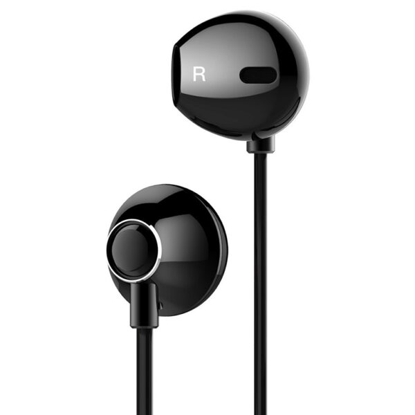 Baseus Encok H06 lateral Wired in-ear 3.5mm Earphone Black-  NGH06-01 - 6 Months Warranty