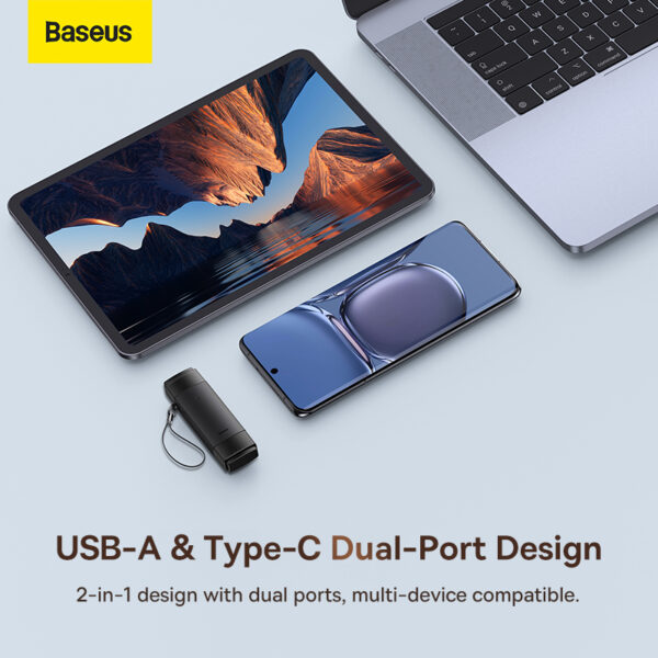 Baseus Card Reader Airjoy Series USB-A & Type-C - 6M - Image 3