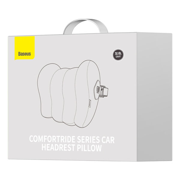 Baseus ComfortRide Series Car Headrest Pillow Gray - CNTZ000013 - Image 10