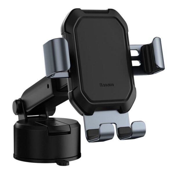 Baseus Tank gravity car mount holder with suction base Tarnish Black - SUYL-TK01