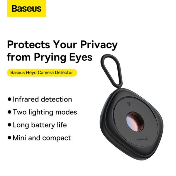 Baseus Heyo-Camera Detector-Black (With Simple Charging Cable USB to Type-C 0.3m) - FMHY000001 - Image 2