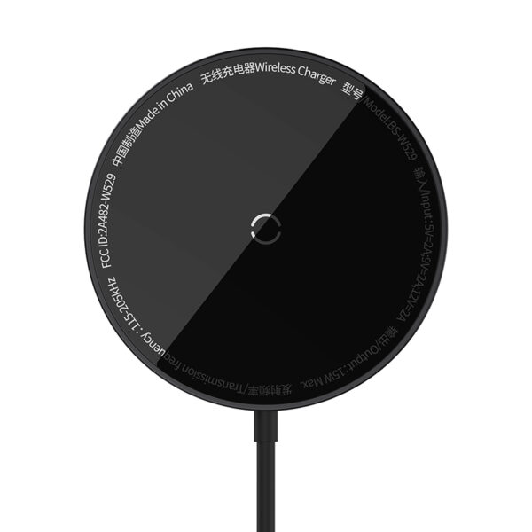 Baseus Simple Mini 3 Magnetic Wireless Charger Suit for iPhone 12/13/14/15 Black - 6 Months Warranty - Image 11