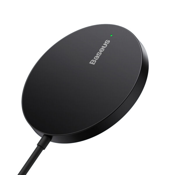 Baseus Simple Mini 3 Magnetic Wireless Charger Suit for iPhone 12/13/14/15 Black - 6 Months Warranty - Image 12