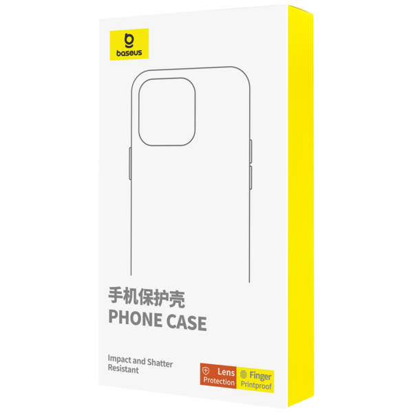 Baseus Lucent Series for iPhone 15 Magnetic Phone Case-Clear Transparent Magnetic Design Protective Case - P60157205203-00 - Image 2