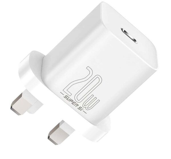 Baseus Super Si 20W Quick Charger 1C UK White - 6 Months Warranty - Image 4