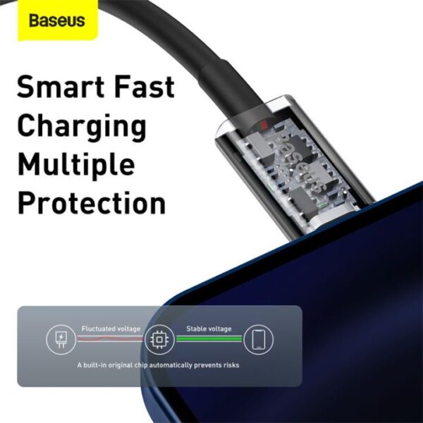 Baseus Superior Series 1M Fast Charging Data Cable Type-C to Lightning PD 20W Black - CATLYS-A01 - 6 Months Warranty - Image 12