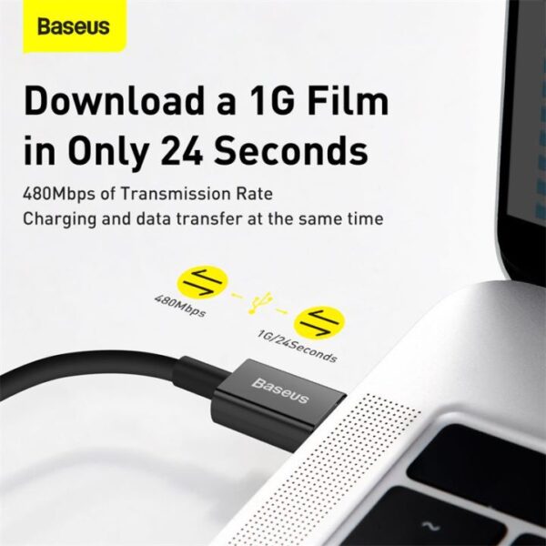 Baseus Superior Series 1M Fast Charging Data Cable Type-C to Lightning PD 20W Black - CATLYS-A01 - 6 Months Warranty - Image 11