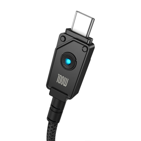 Baseus 1m Unbreakable Series Fast Charging Data Cable Type-C to Type-C 100W Cluster Black - P10355800111-00 - 6 Months Warranty - Image 5