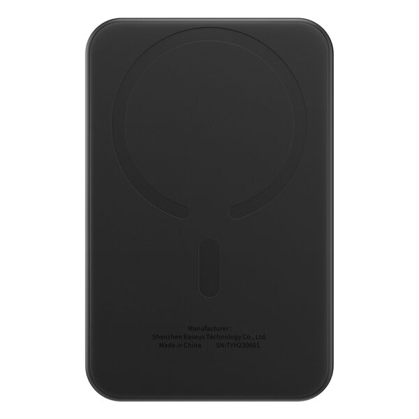 Baseus 5000mAh 20W Magnetic Mini Wireless Power Bank Black - Image 4