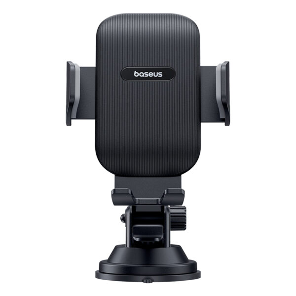 Baseus Clamp-Type Phone Holder  Ultra Control Go Series (Suction Cup Version) - Cluster Black - Image 4