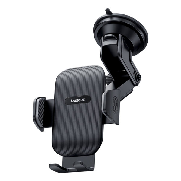 Baseus Clamp-Type Phone Holder  Ultra Control Go Series (Suction Cup Version) - Cluster Black - Image 2