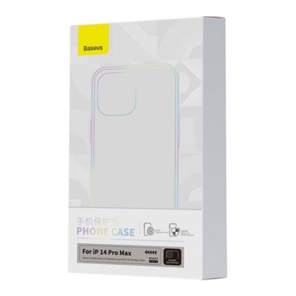 Baseus iPhone 14 Pro Max Case - Simple Series 2 - Clear - Image 13