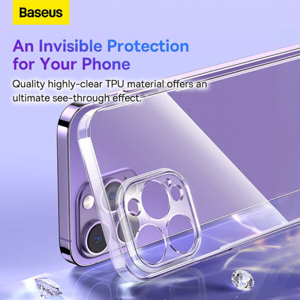 Baseus iPhone 14 Pro Max Case - Simple Series 2 - Clear - Image 11