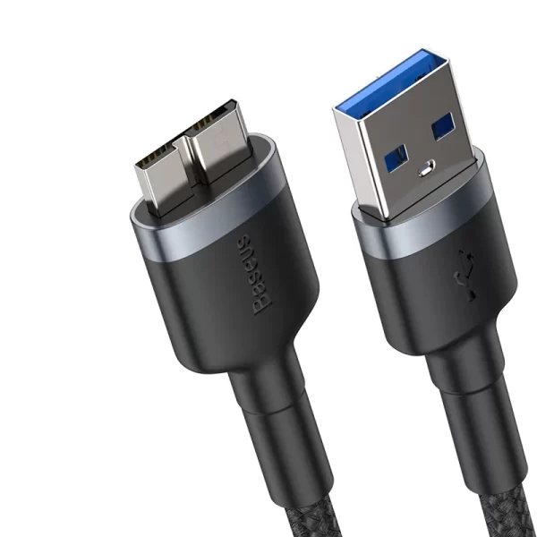 Baseus 1M USB 3.0 Male to Micro-B Cafule Cable - Image 2