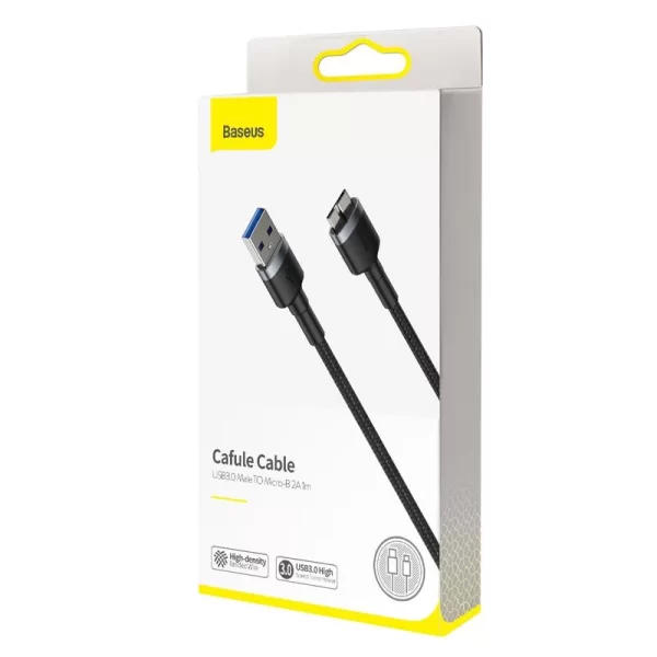 Baseus 1M USB 3.0 Male to Micro-B Cafule Cable - Image 10