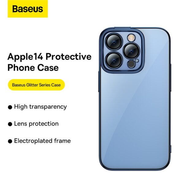 Baseus Iphone 14 Pro Max Glitter Series Case with Tempered Glass - Image 9