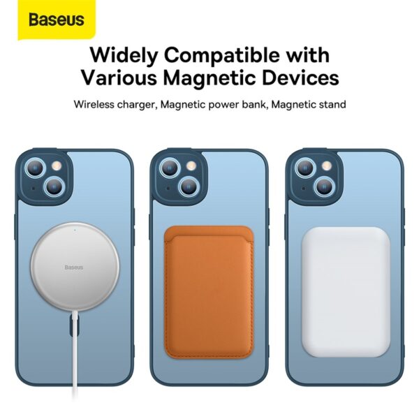 Baseus iPhone 14 Plus Frame Series Magnetic Case with Tempered Glass - Image 13