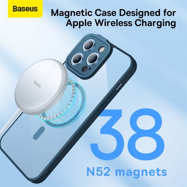 Baseus iPhone 14 Pro Max Frame Series Magnetic Case with Tempered Glass - Image 14