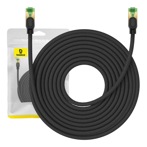 Baseus 15Meter High Speed CAT8 40Gigabit Ethernet Nylon Braided Cable - 6M - Image 6