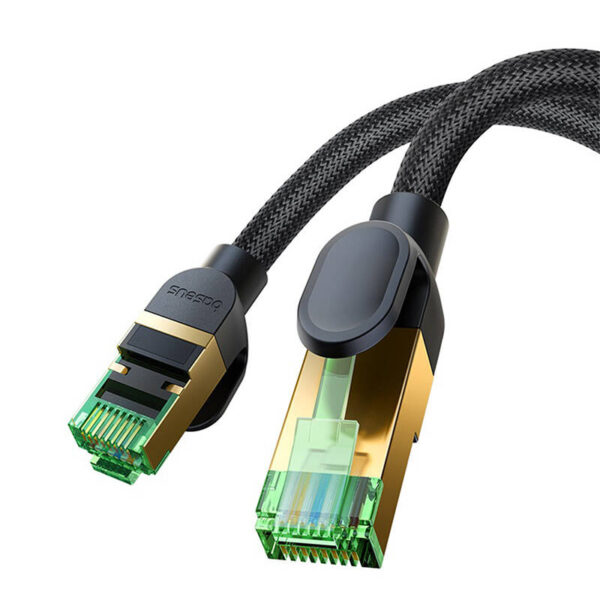 Baseus 15Meter High Speed CAT8 40Gigabit Ethernet Nylon Braided Cable - 6M - Image 2