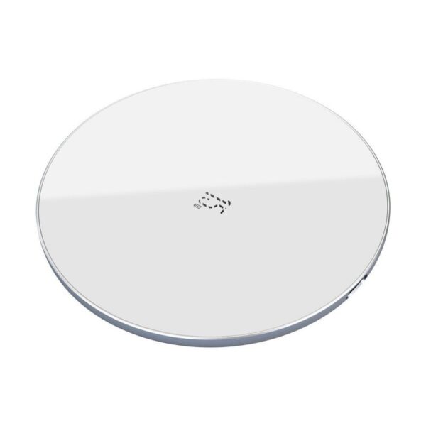 Baseus 15W Simple Wireless Charger (Updated Version for Type-C) - White - 6M - Image 3