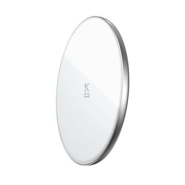 Baseus 15W Simple Wireless Charger (Updated Version for Type-C) - White - 6M - Image 2