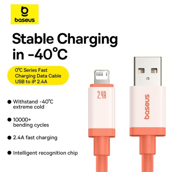 Baseus 0? Series 2 Meter USB to Lightning Cable- 6M - Image 12