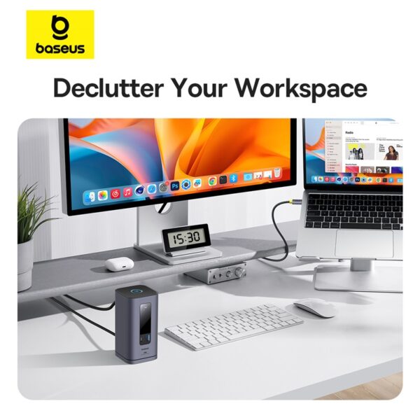 Baseus 10-in-1 Spacemate Series (MAC) Docking Station - Space Grey-baseuscolombo