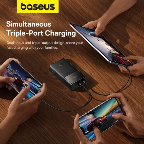 Baseus 10000mAh 30W Star-Lord Digital Display Fast Charging Power Bank - Cluster Black baseuscolombo