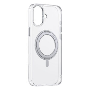 Baseus Iphone 16 SkyRing Series 360° Magnetic Phone Case with Stand - Clear-baseuscolombo