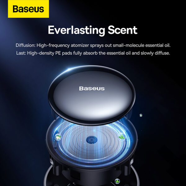 Baseus Lingering Garden Tap-Control Car Aromatherapy Diffuser Cupholder Version - Cologne flavor - Image 5