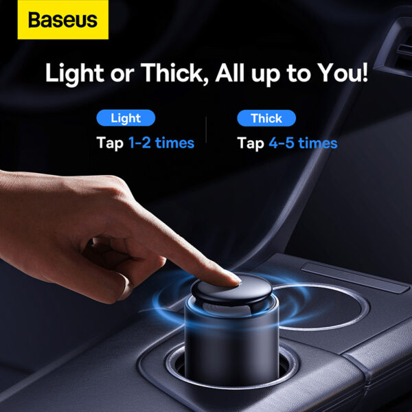 Baseus Lingering Garden Tap-Control Car Aromatherapy Diffuser Cupholder Version - Cologne flavor - Image 4