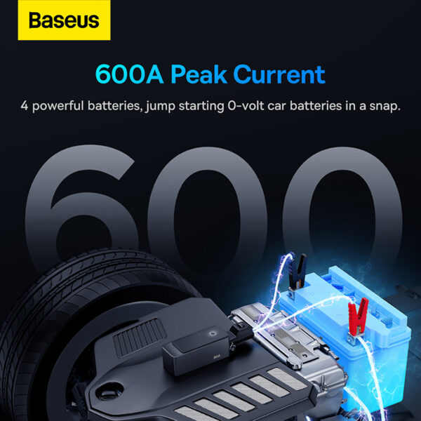 Baseus 600A Super Energy Alpha Series Jump Starter - 6 Months Warranty? - Image 4