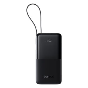 Baseus Bipow 2 Type C Cable 20W 20000mah  Digital Display Power Bank With Built-in Type C Cable