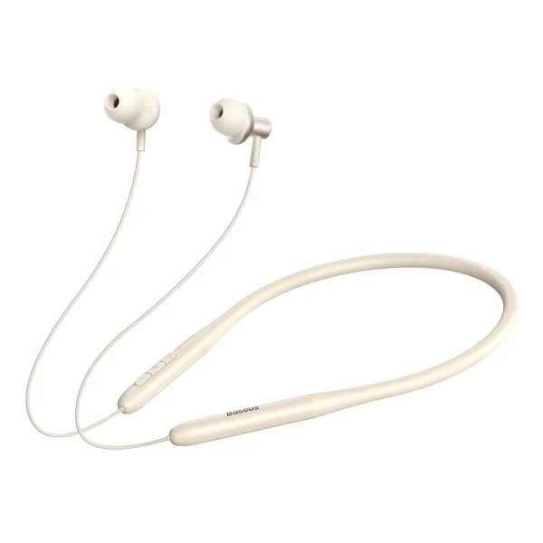 Baseus Bowie P1x In-ear Neckband Wireless Earphones Creamy-white Baseuscolombo