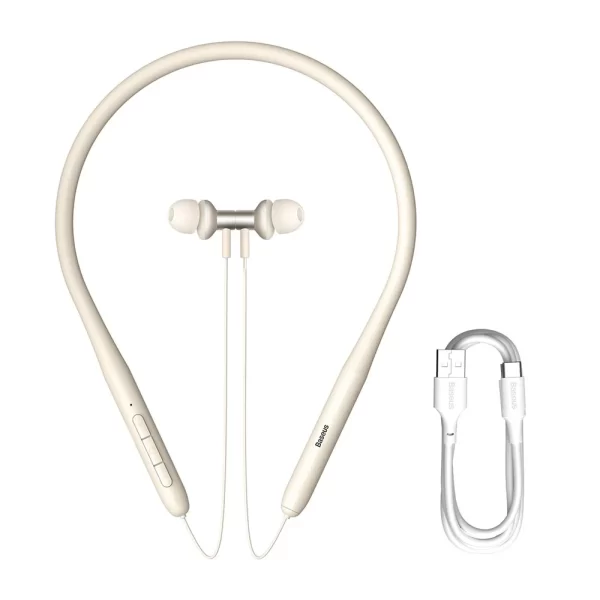 Baseus Bowie P1x In-ear Neckband Wireless Earphones Creamy-white Baseuscolombo